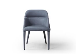 Baxter Arm Chair in Blue Grey