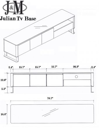 Julian Modern TV Base