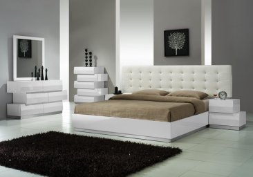 Milan Bedroom Set in White