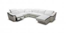 1728 Motion Leather Sectional