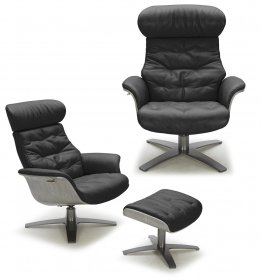The Karma Lounge Chair in Black