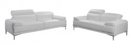 Nicolo White Sofa Set