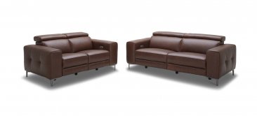 5517B-01 Motion Leather Sofa, Love, and Chair