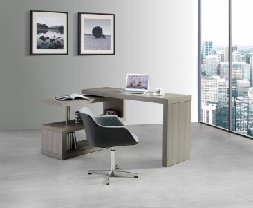 A33 Modern office Desk in Matte Grey