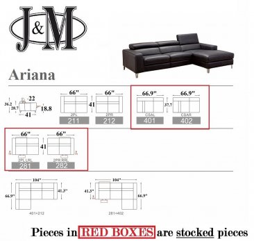 Ariana Premium Leather Sectional