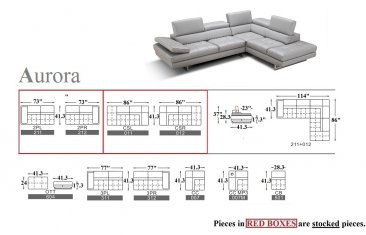 Aurora Sectional by J&M