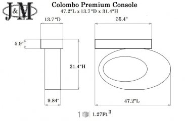Colombo Premium Console Table