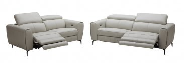 Lorenzo Motion Sofa Set in Light Grey