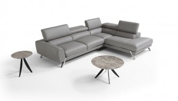 The Mood Sectional in Grey