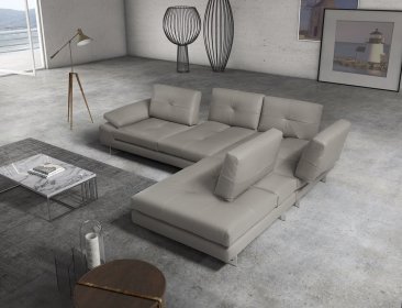 The Prive Leather Sectional