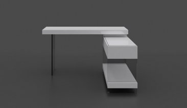 Cloud Modern Desk in High Gloss