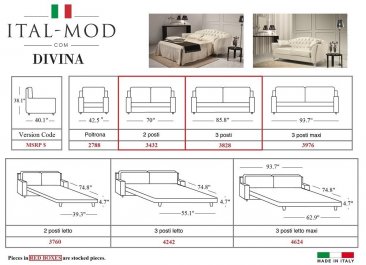 The Divina Leather Sofa Set