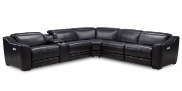 253H Motion Leather Sectional