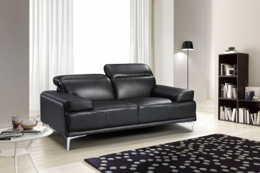 Nicolo Black Sofa Set