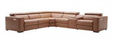 Picasso 6Pc Motion Sectional In Caramel