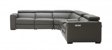 Picasso 6Pc Motion Sectional In Dark Grey