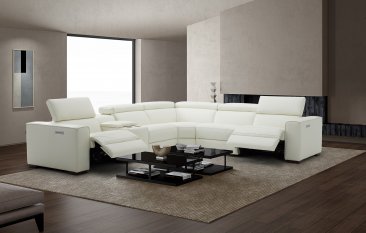 Picasso 6Pc Motion Sectional In White