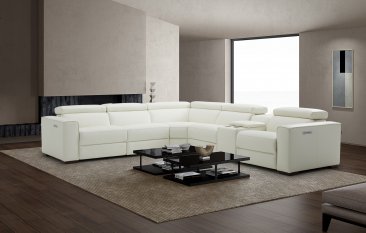 Picasso 6Pc Motion Sectional In White
