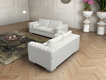 The Vanity Leather Sofa Set