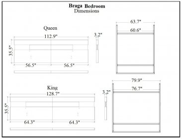 Braga Premium Bedroom Set