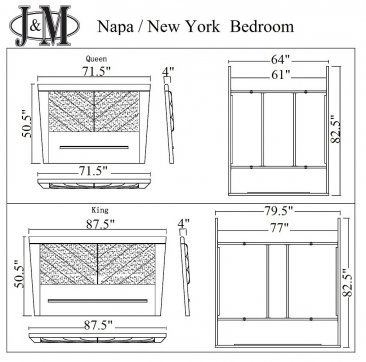 The New York Modern Bedroom Set