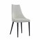 Milano Leather Dining Chair in White