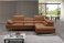 A761 Italian Leather Sectional in Caramel