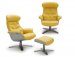 The Karma Lounge Chair in Mustard
