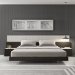 Porto Premium Bedroom Set in Wenge with Light Grey