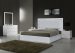 Monet Bed in Silver Grey with Naples White Case Goods