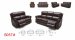 S057 Motion Leather Sofa, Love, and Chair